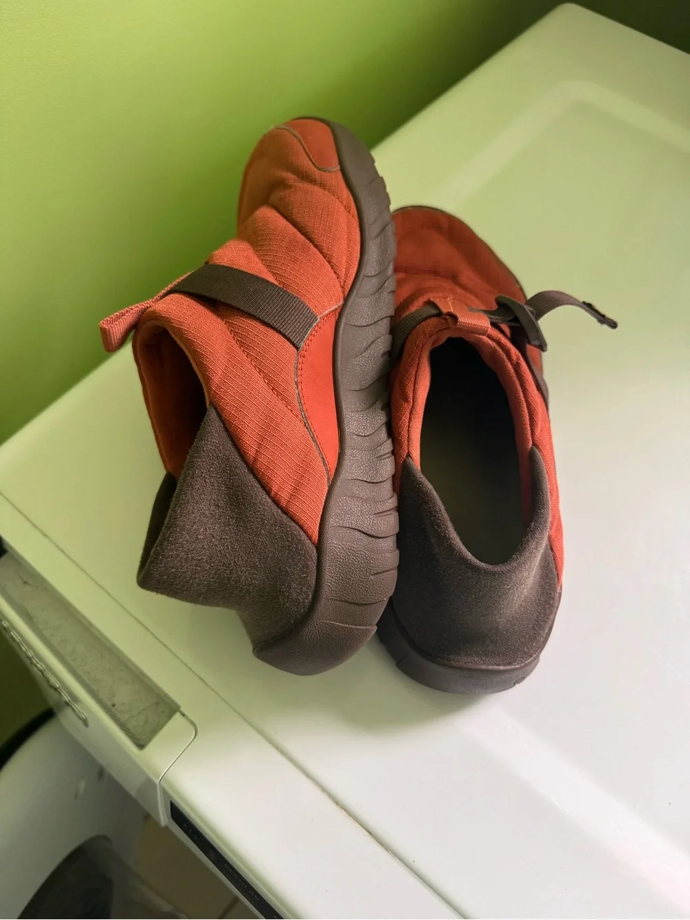 Teva Men's Slip-On Outdoor Shoes in Rust Red and Brown